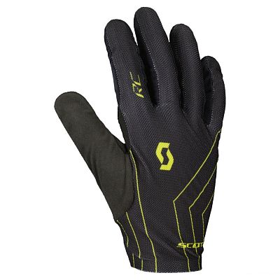 Превью  Перчатки велосипедные SCOTT RC Team LF Black/Sulphur Yellow